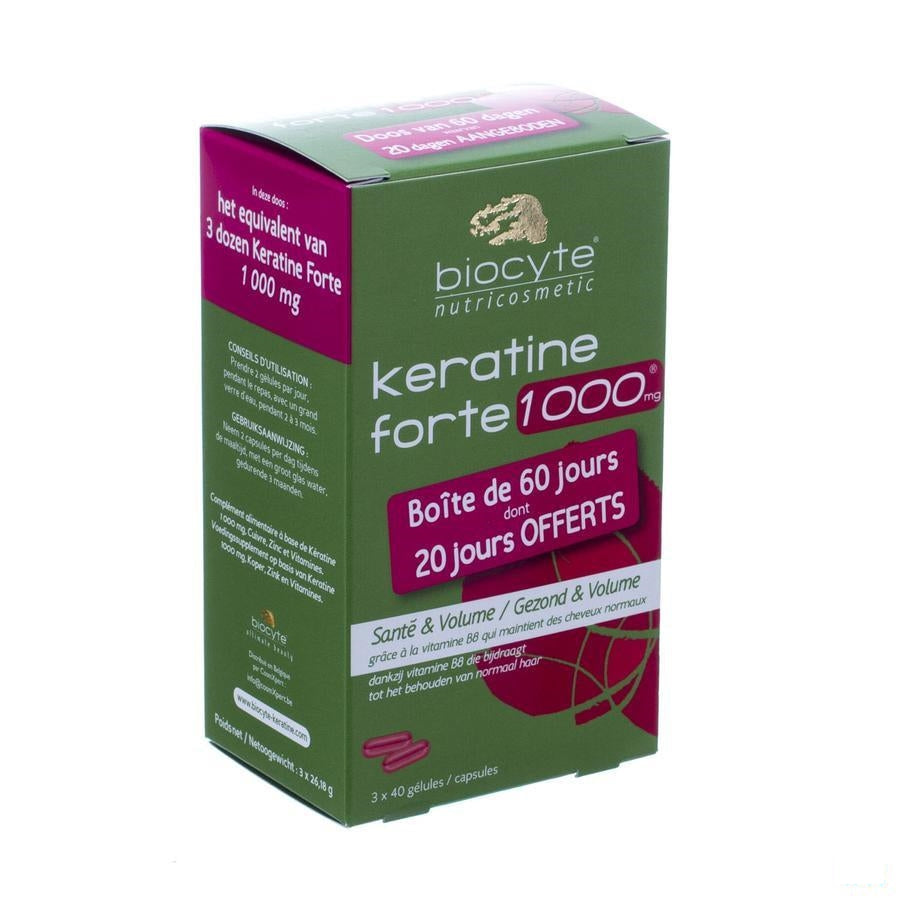 Biocyte Keratine Forte Capsules 120 2+1