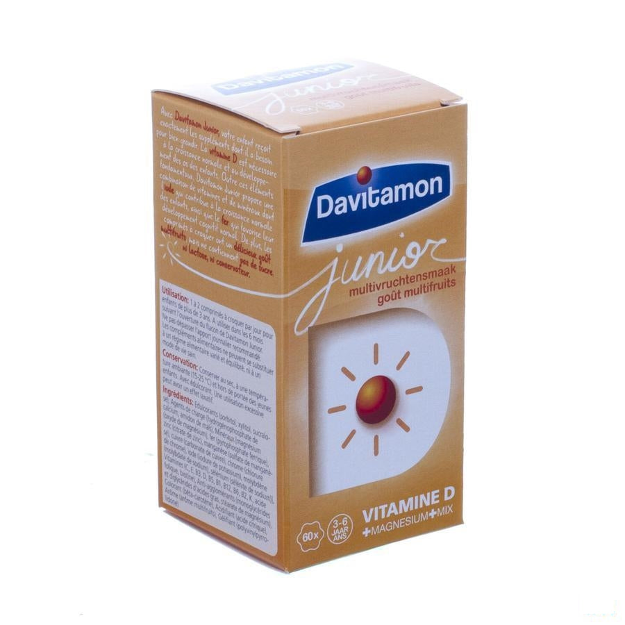 Davitamon Junior Mfruit V1 Tabletten 60