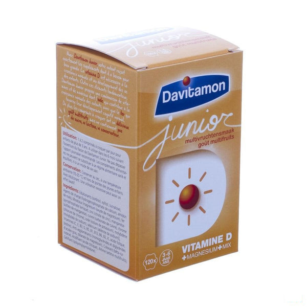 Davitamon Junior Mfruit V1 Tabletten 120 - Omega Pharma - InstaCosmetic