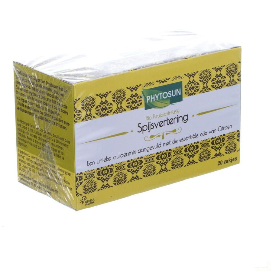 Phytosun Bio Kruid. Inf. Spijsvertering 20 Be2