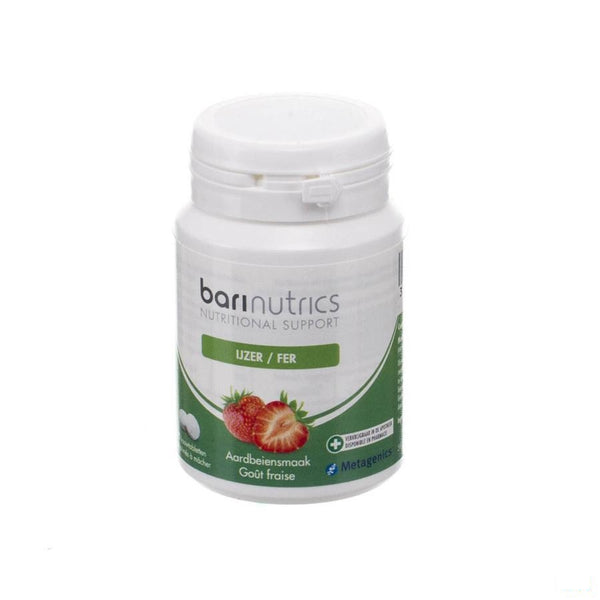 Barinutrics Ijzer Aarbei Kauwtabl 90 - Metagenics - InstaCosmetic