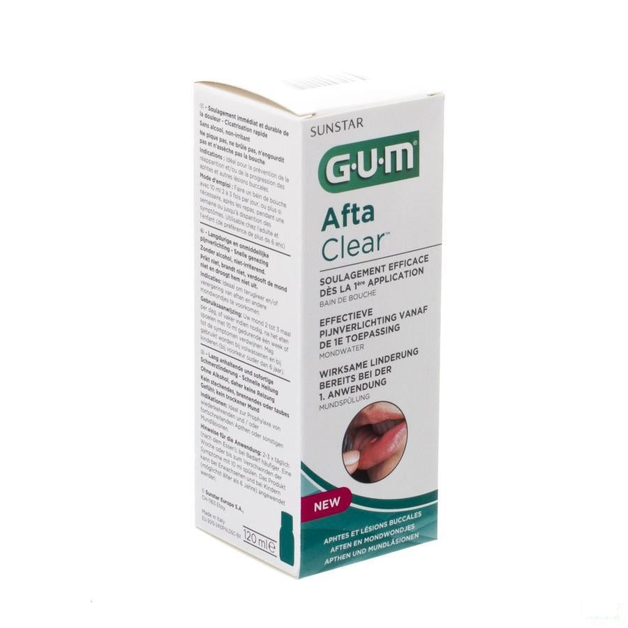 Gum Aftaclear Mondspoeling 120ml