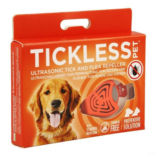 Tickless Ultrasone Verjager Teek Vlo Oranje 1 - Bomedys - InstaCosmetic