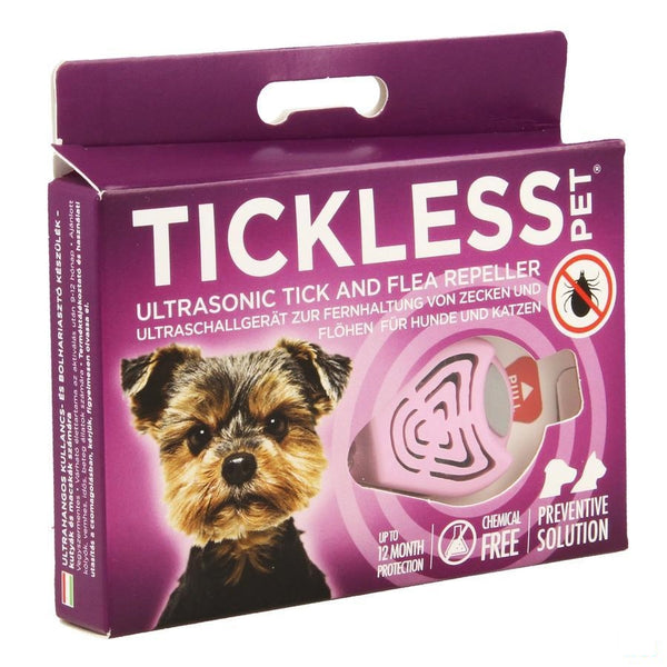 Tickless Ultrasone Verjager Teek Vlo Paars 1 - Bomedys - InstaCosmetic