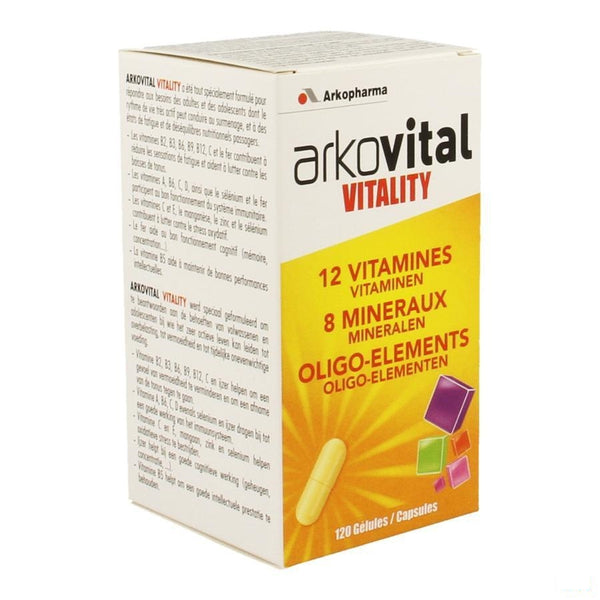 Arkovital Vitality Capsules 120 - Arkopharma - InstaCosmetic