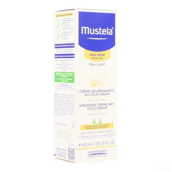 Mustela - Cold Cream Voedende Crème Droge Huid 40ml - Mustela - InstaCosmetic