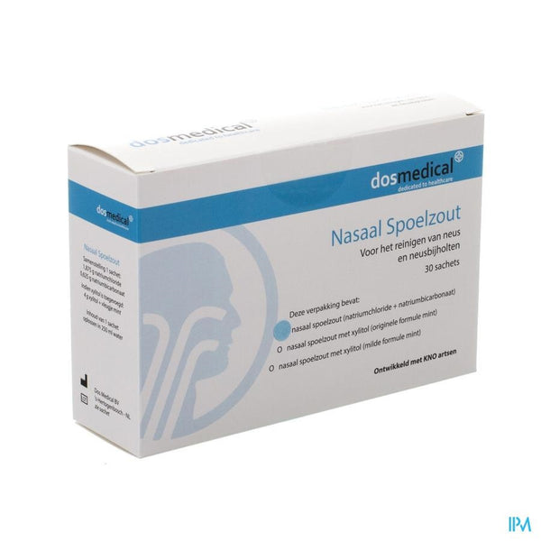 Dos Medical Nasaal Spoelzout Zakje 30x2,5g - Dos Medical - InstaCosmetic