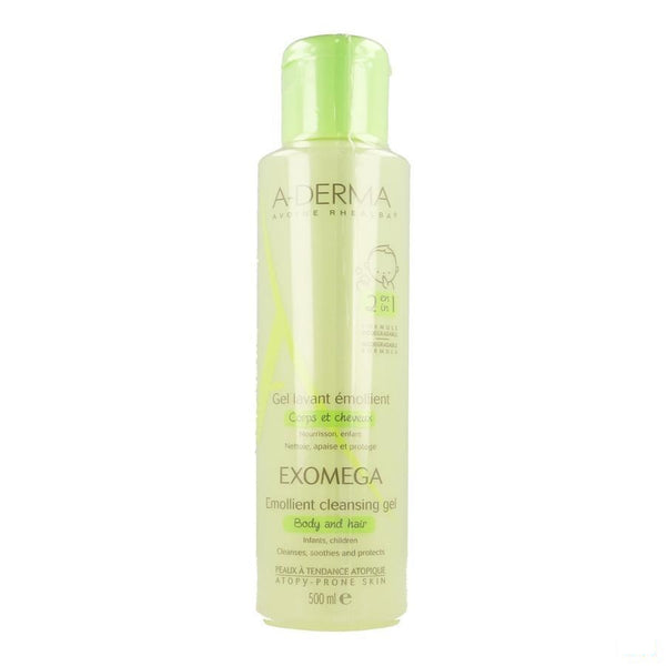 Aderma Exomega Gel Reinig. 2in1 Haar Lichaam 500ml - Aderma - InstaCosmetic