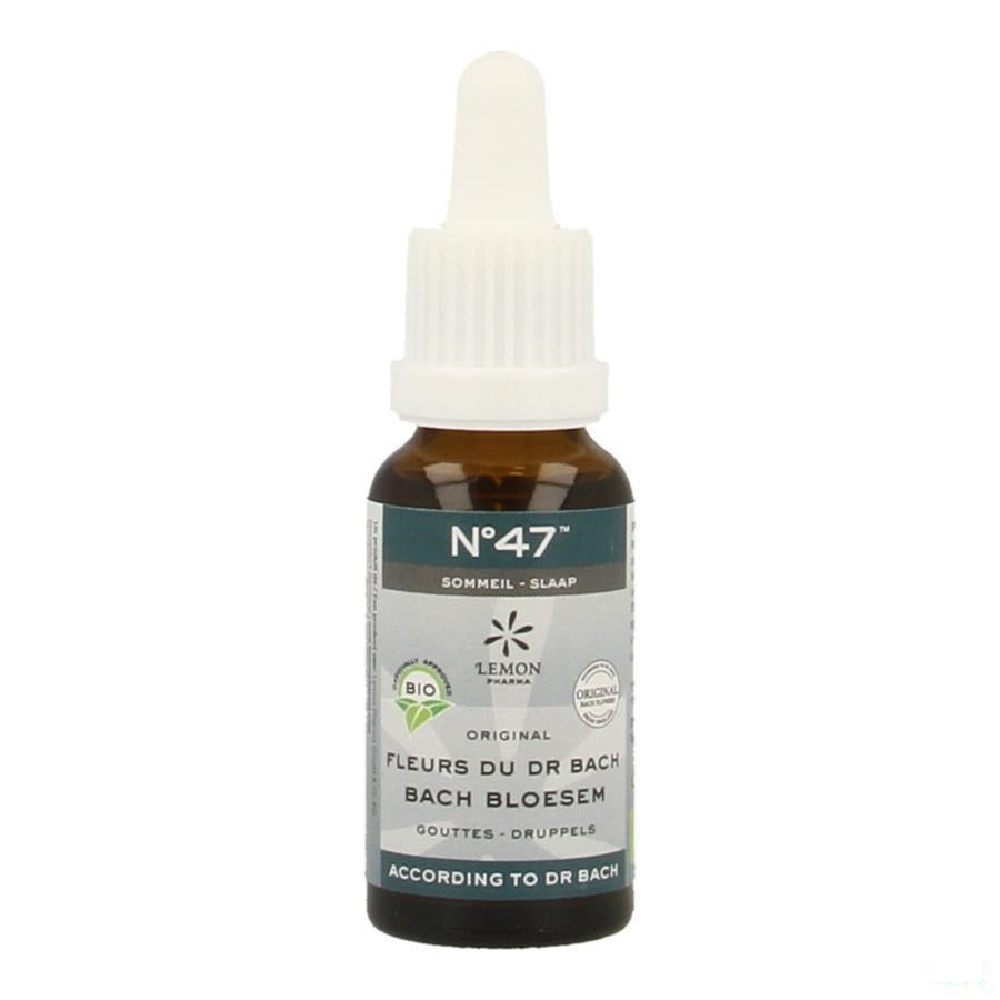 Bachbloesem Bio N47 Druppels Slaap 20ml