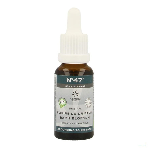 Bachbloesem Bio N47 Druppels Slaap 20ml - Eureka Pharma - InstaCosmetic