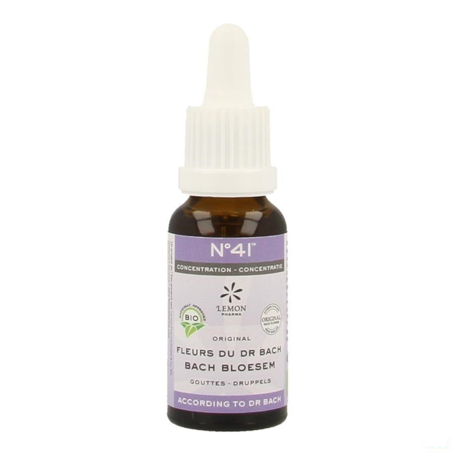 Bachbloesem Bio N41 Druppels Concentratie 20ml