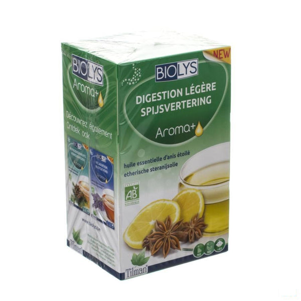 Biolys Aroma + Digestion Kruidenthee Zakje 20 - Tilman - InstaCosmetic