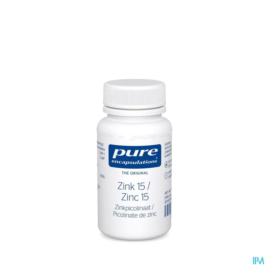 Zink 15 Zinkpicolinaat Capsules 60