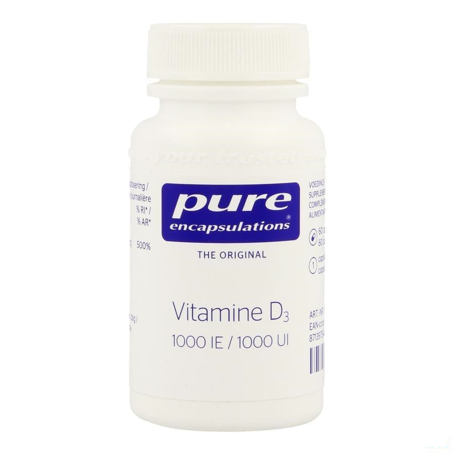 Vitamine D3 1000ie Capsules 60