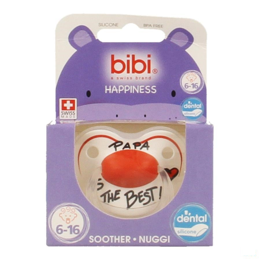 Bibi Fopspeen Hp Papa Is The Best 6-16m
