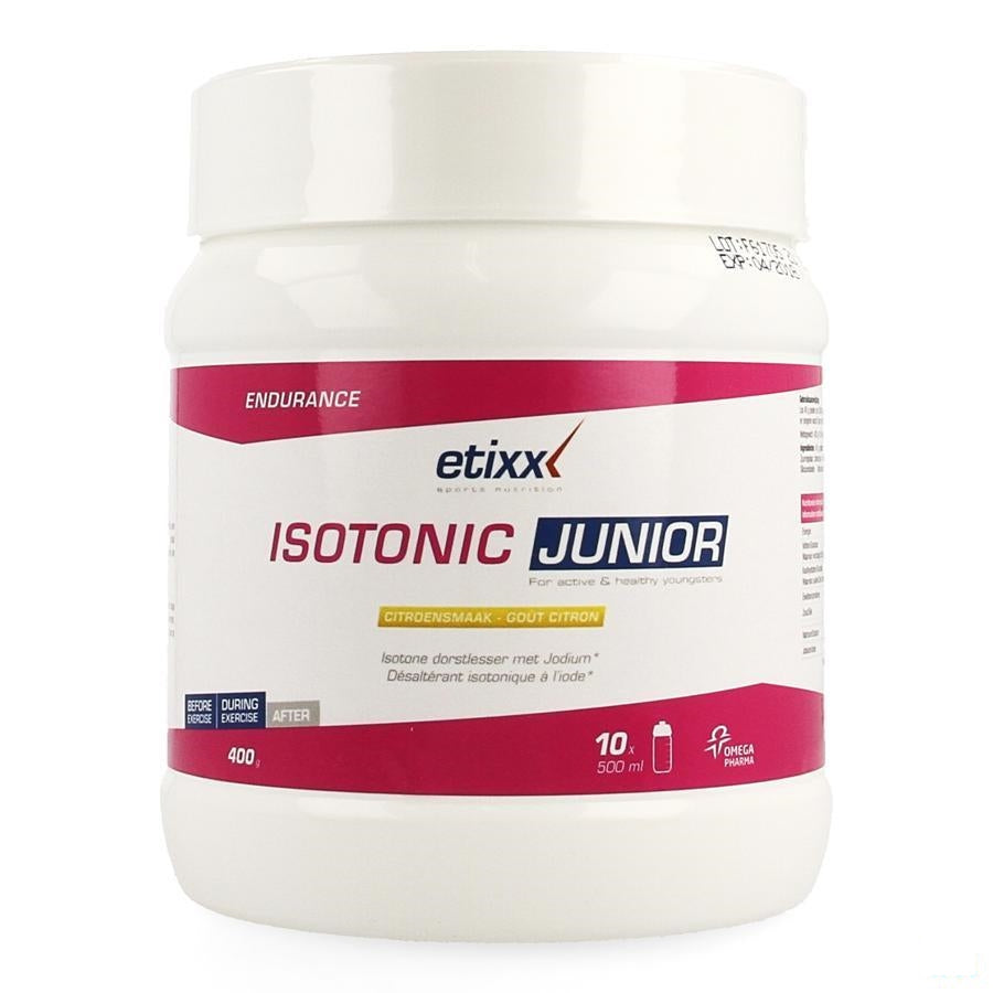 Etixx Isotonic Powder Junior Lemon 400g Nf