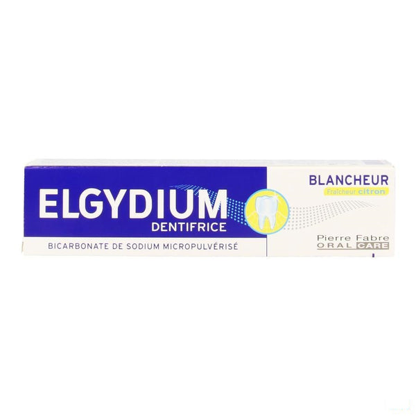 Elgydium Tandpasta Witte Tanden Citroen 75ml - Pierre Fabre - InstaCosmetic