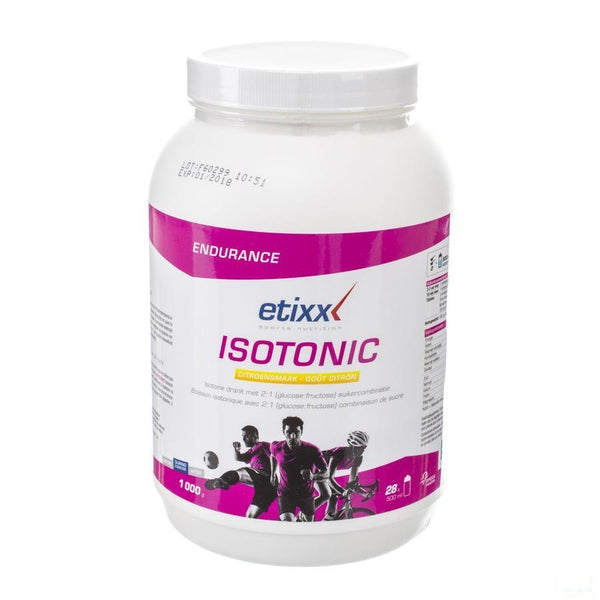 Etixx Isotonic Powder Lemon 1kg - Axone Pharma - InstaCosmetic