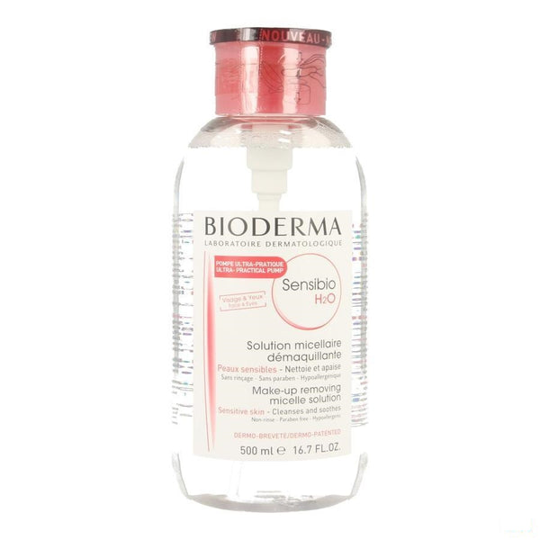 Bioderma Sensibio H20 Micel. Opl Doseerpomp 500ml - Bioderma - InstaCosmetic