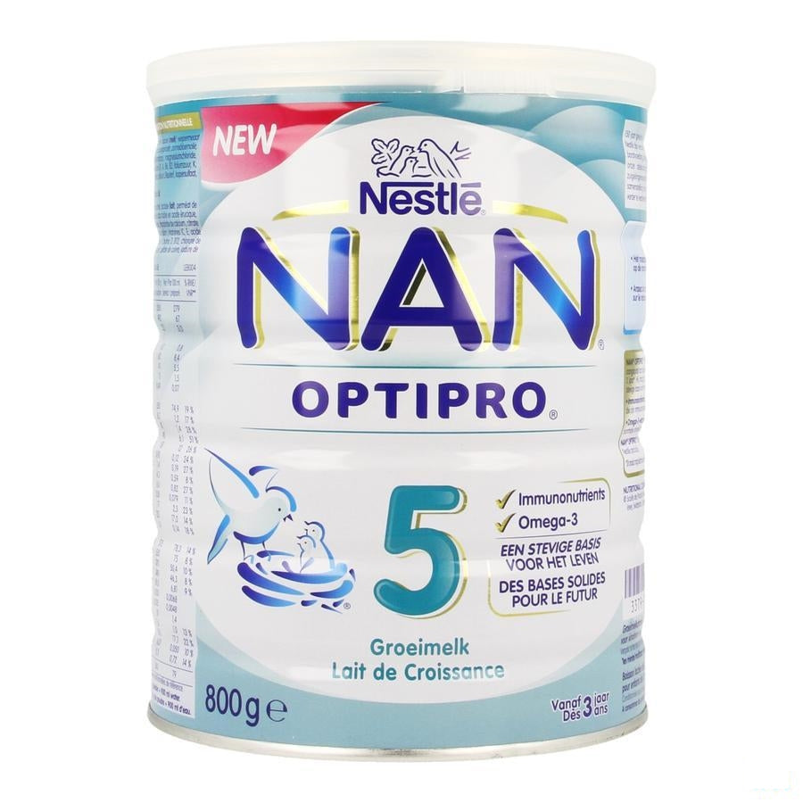 Nan Optipro 5 Groeimelk Pdr 800g