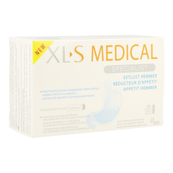 Xls Med. Eetlustremmer V2 Capsules 60 - Omega Pharma - InstaCosmetic
