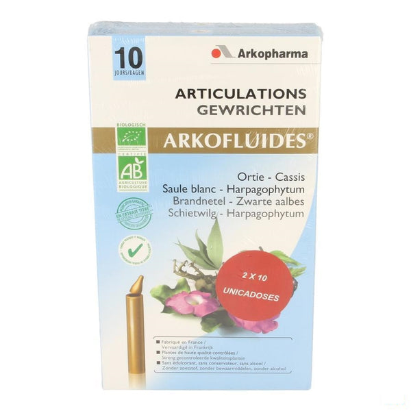 Arkofluide Gewrichten Unicadose 20 - Arkopharma - InstaCosmetic