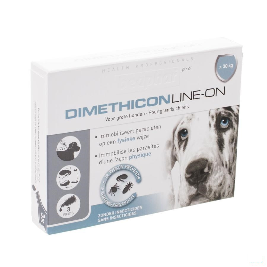 Beaphar Pro Dimethicon Line-on Grote Hond 3x4,5ml