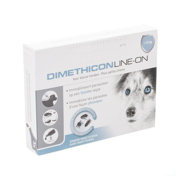 Beaphar Pro Dimethicon Line-on Kleine Hond 3x1,5ml - Beaphar - InstaCosmetic