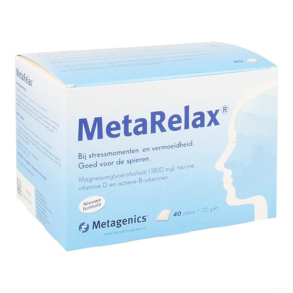 Metarelax Nieuwe Formule Zakje 40 21862 Metagenics - Metagenics - InstaCosmetic