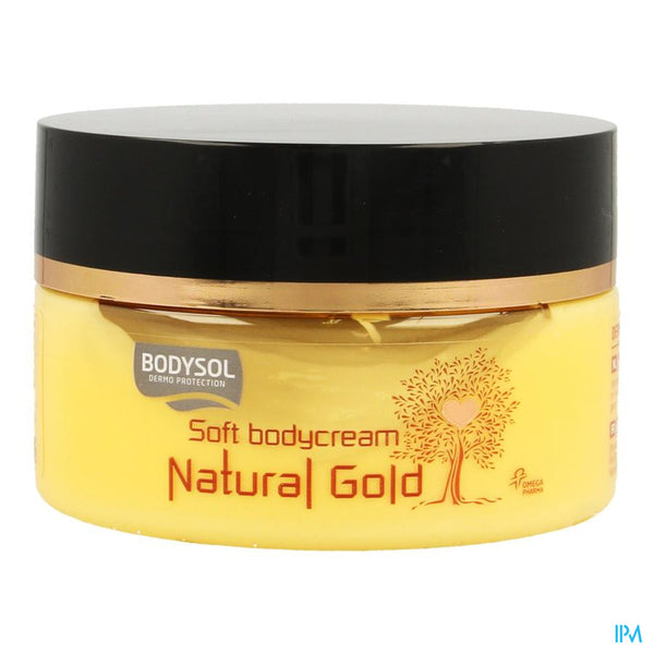 Bodysol Natural Gold Soft Bodycream 200ml - Omega Pharma - InstaCosmetic