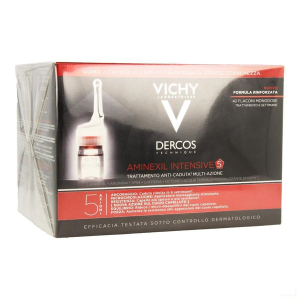 Vichy Dercos Aminexil Clinical 5 Men Ampullen 42x6ml - Vichy - InstaCosmetic