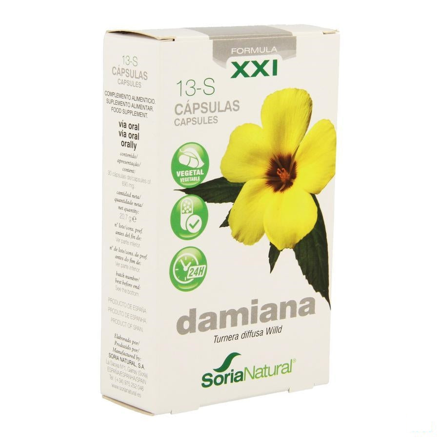 Soria 13-s Damiana Xxi Capsules 30