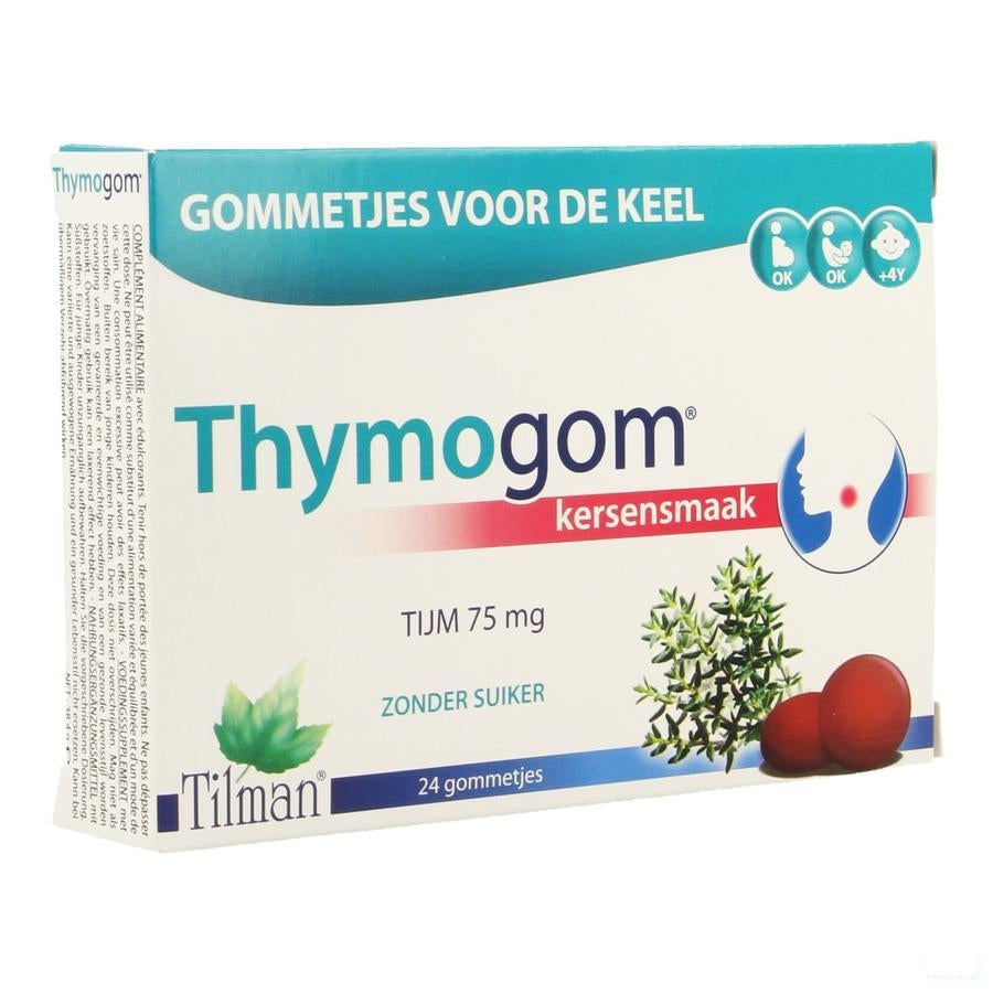 Thymogom Gommetjes Tijmextract 24