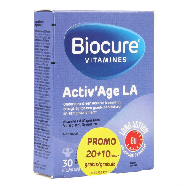 Biocure Activ Age La Filmomh.tabl 20+10 Promopack - Qualiphar - InstaCosmetic