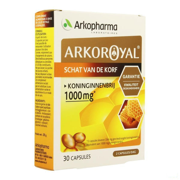 Arkoroyal Koninginnebrij Blister Capsules 2 X 15 - Arkopharma - InstaCosmetic