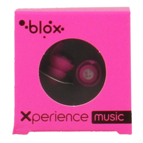 Blox Xperience Music Oordopjes Fluo Roze 1 Paar - Axone Pharma - InstaCosmetic