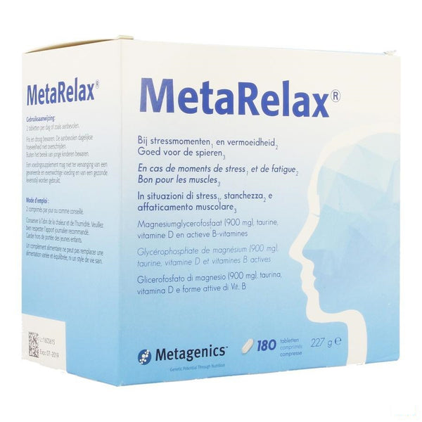 MetaRelax® 180 Tabletten - Metagenics - InstaCosmetic