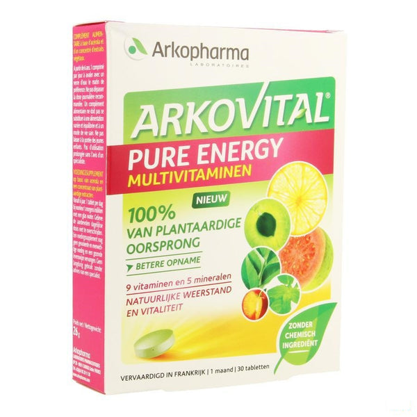 Arkovital Pure Energy Tabletten 30 - Arkopharma - InstaCosmetic