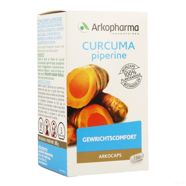 Arkocaps Curcuma + Piperine 150 - Arkopharma - InstaCosmetic