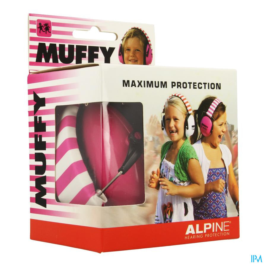 Alpine Muffy Koptelefoon Kids Roze/wit