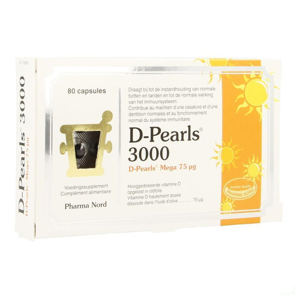 D-pearls 3000 Capsules 80 - Pharma Nord - InstaCosmetic