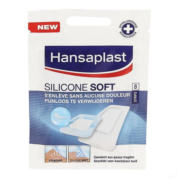 Hansaplast Silicone Soft Strips 8 - Beiersdorf - InstaCosmetic