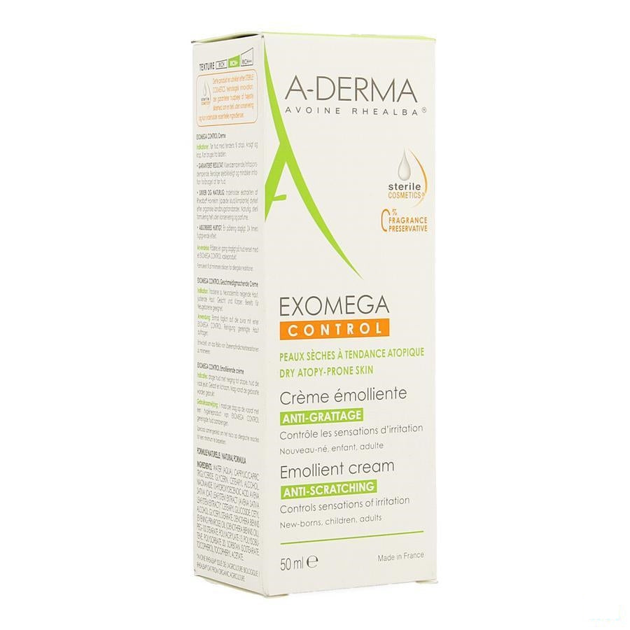 Aderma Exomega Control Creme Emolierend Tube 50ml