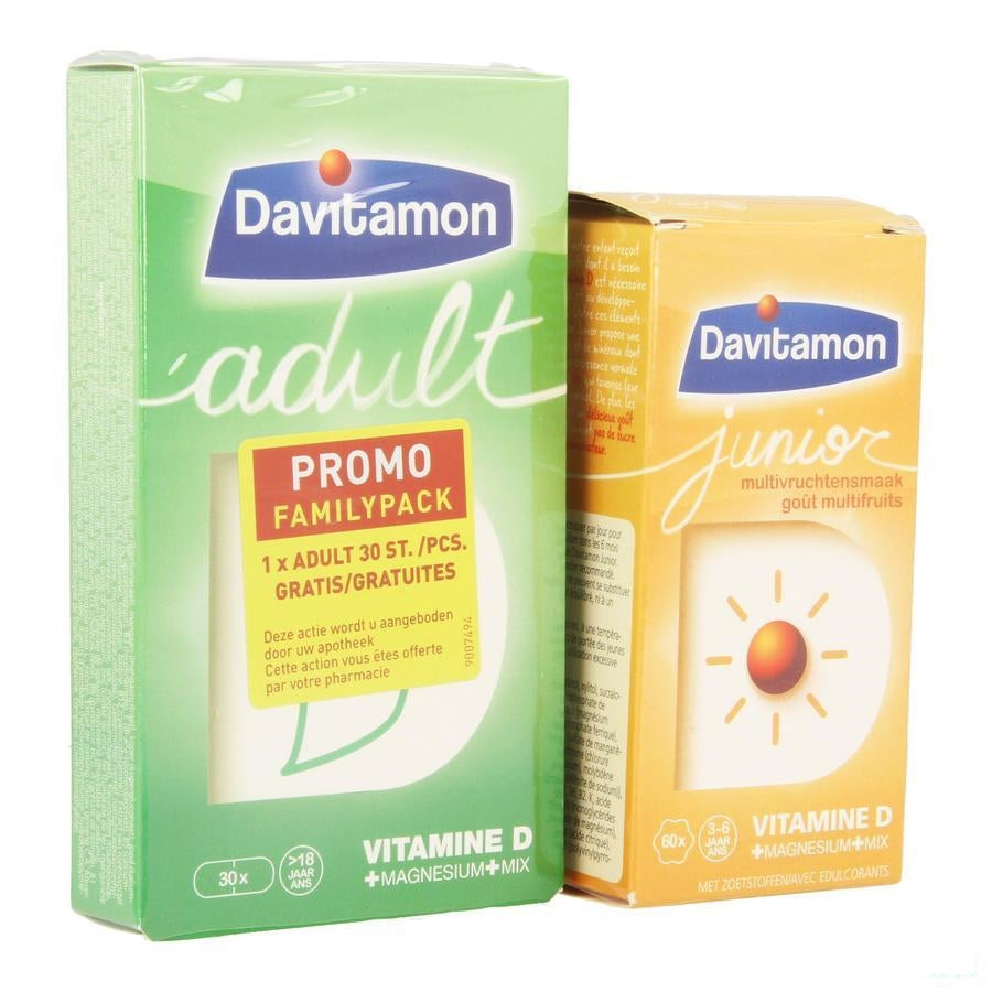 Davitamon Junior Multi Tabletten 60 + Volwas. Tabletten 30