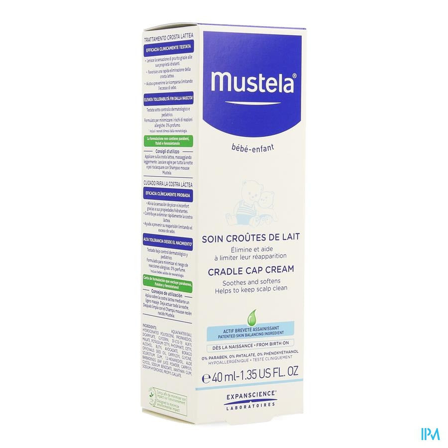 Mustela Verzoring Melkkorstjes Creme 40ml