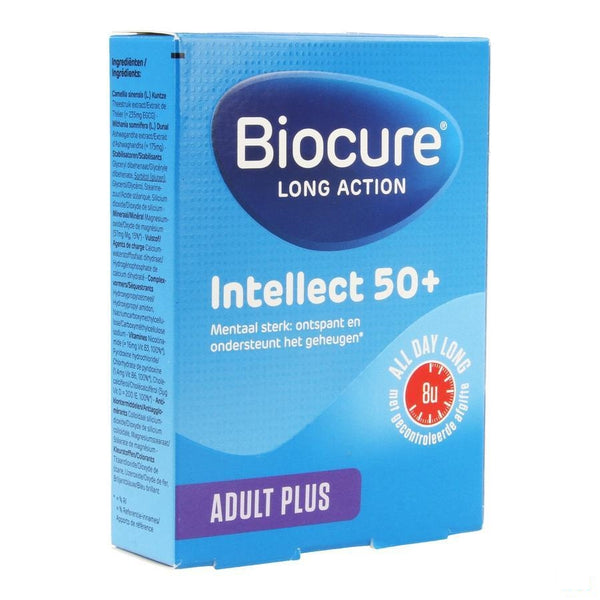 Biocure Long Action Intellect 50+ Tabletten 30 - Qualiphar - InstaCosmetic
