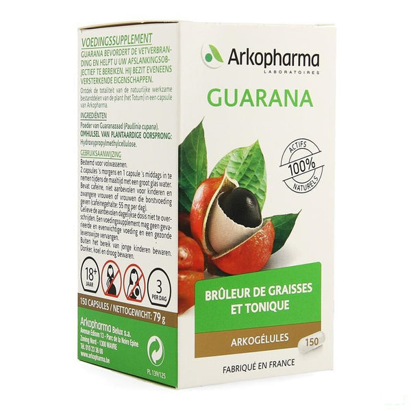 Arkocaps Guarana 150 - Arkopharma - InstaCosmetic