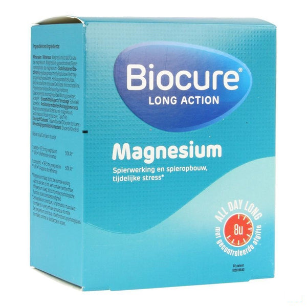 Biocure Long Action Magnesium Tabletten 60 - Qualiphar - InstaCosmetic