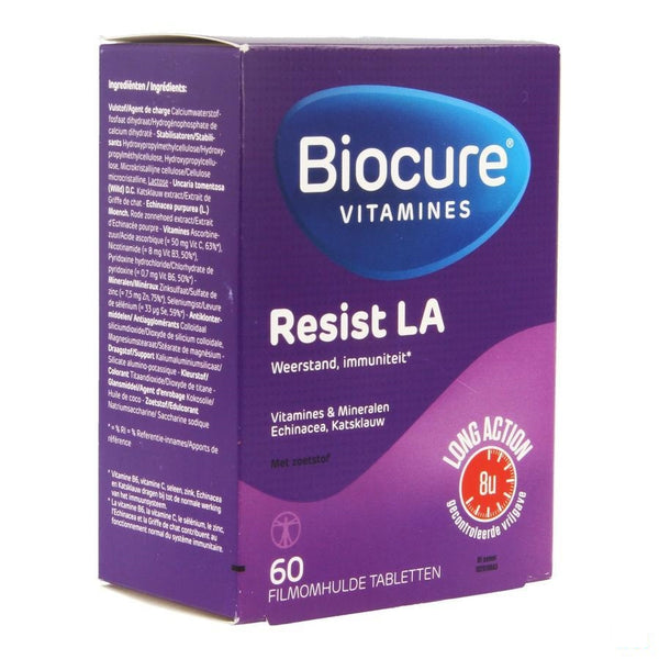 Biocure Long Action Resist Tabletten 60 - Qualiphar - InstaCosmetic