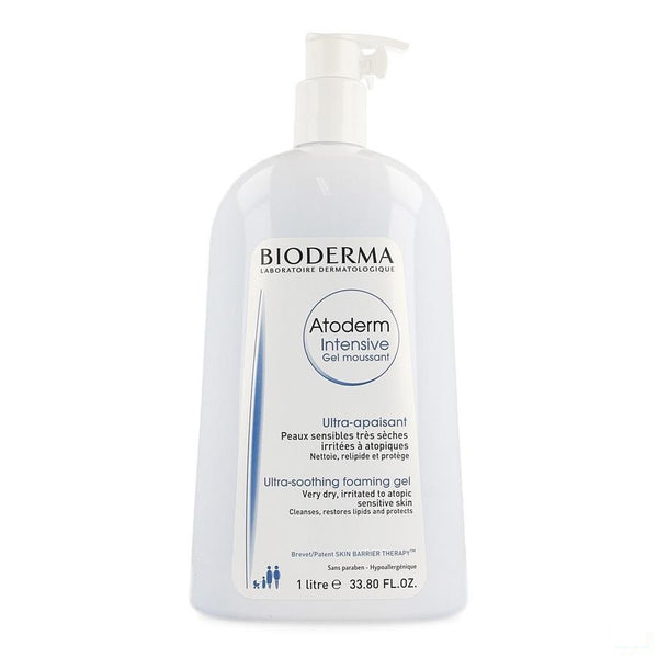 Bioderma Atoderm Intensive Schuimende Gel Nieuwe Formule 1l - Bioderma - InstaCosmetic